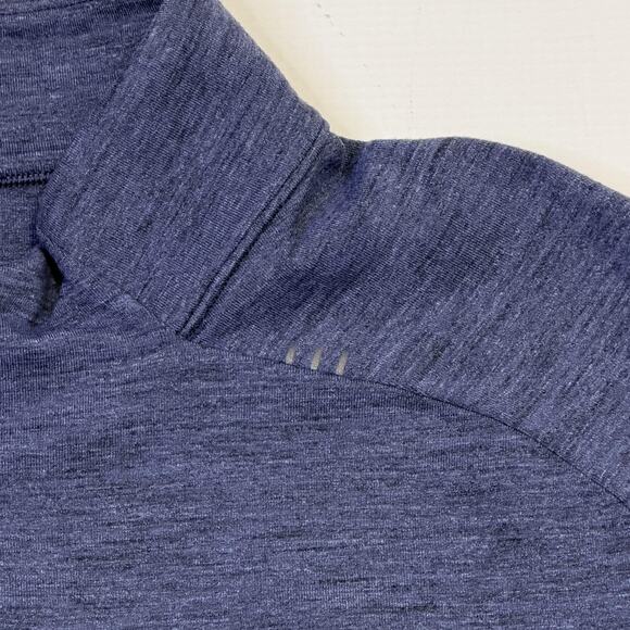 Lululemon Pullover Mens 2XL Blue Surge Warm Half Zip Long Sleeve Athletic Gym - Picture 4 of 12